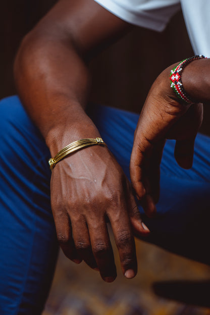 Bracelet Brass Elephant Hair