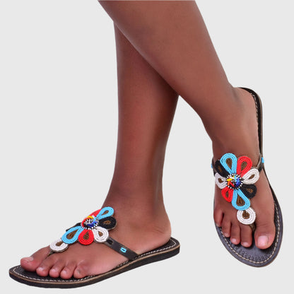 Sandals Floral Multi Color