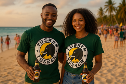 T-shirt Tusker Beer Green