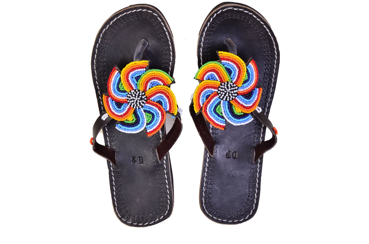 Sandals Geometric Multi Color