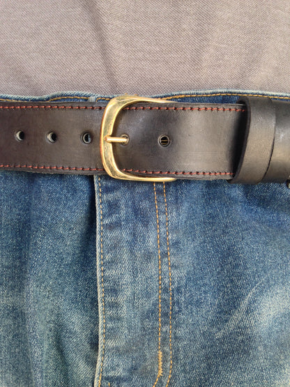 Handcrafted Maasai Belt - Black & White Geometric