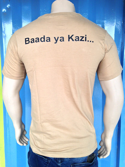 T-shirt Tusker Beer Khaki