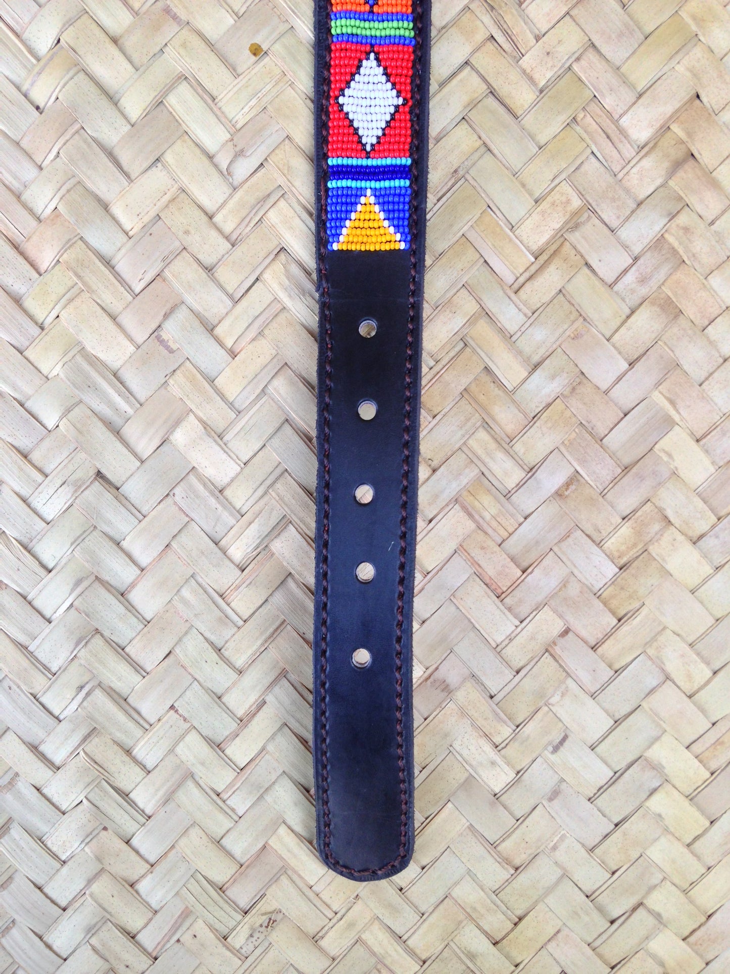 Handcrafted Maasai Belt - Colorful Geometric
