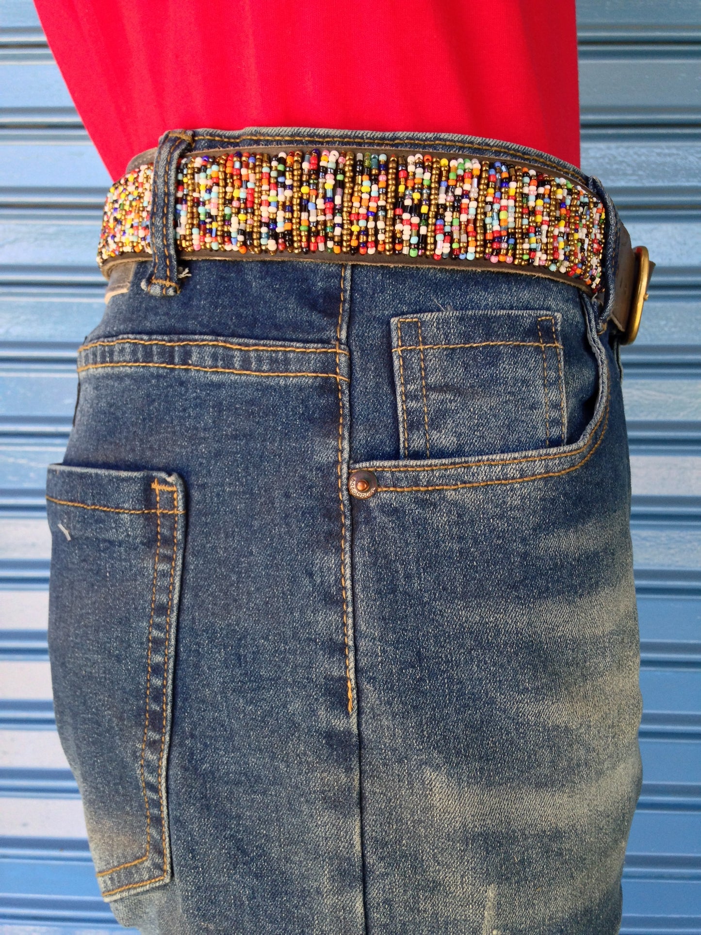 Handcrafted Maasai Belt - Colorful