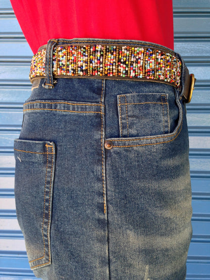 Handcrafted Maasai Belt - Colorful