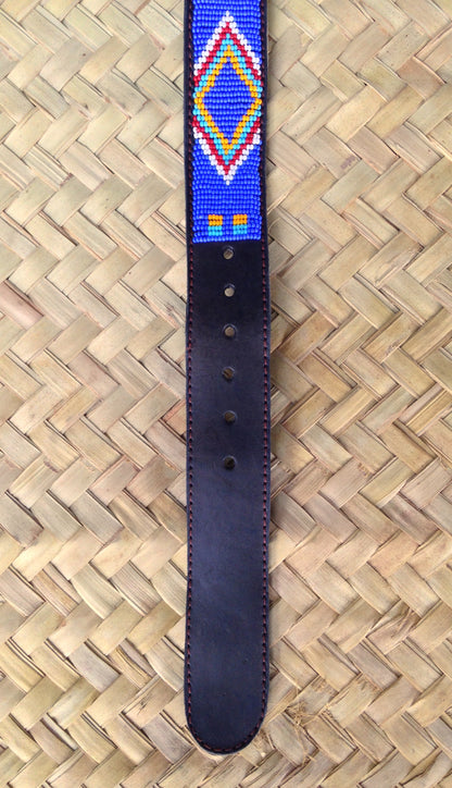Handcrafted Maasai Belt - Colorful Geometric