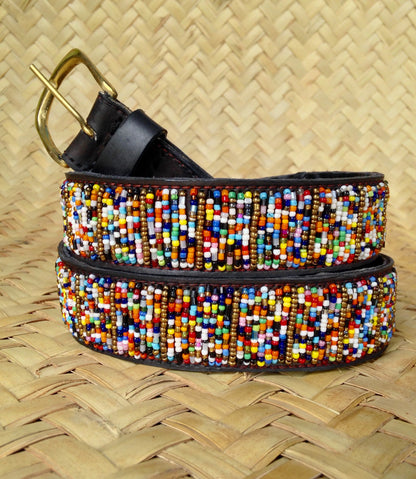 Handcrafted Maasai Belt - Colorful