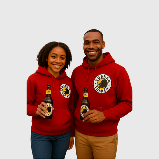 Hoodie Tusker Beer Red