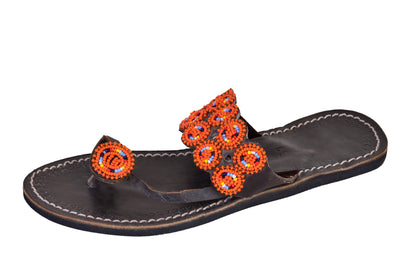 Sandals Toe Ring Orange