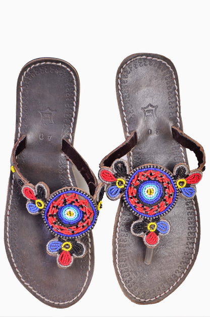 Sandals Floral Multi Color