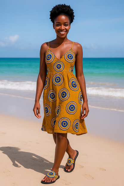 Sandals Geometric Multi Color