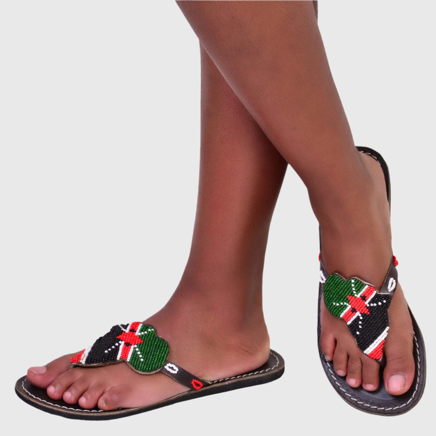 Sandals Kenya Flag Africa