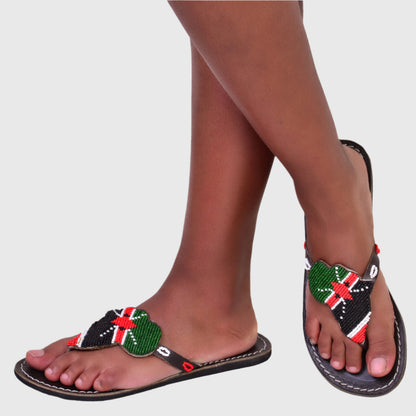 Sandals Kenya Flag Africa