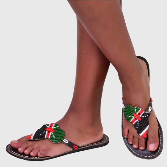 Sandals Kenya Flag Africa