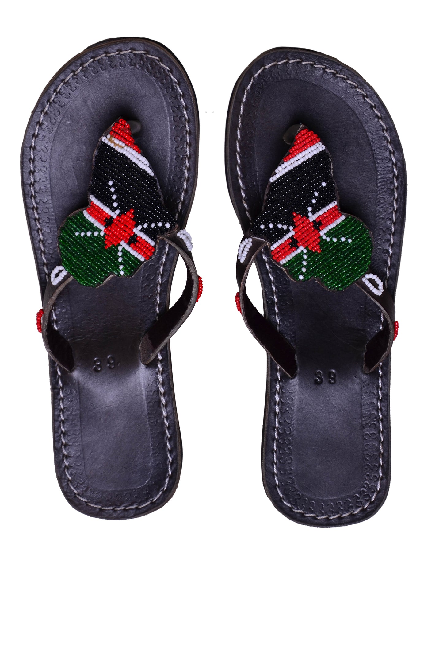 Sandals Kenya Flag Africa
