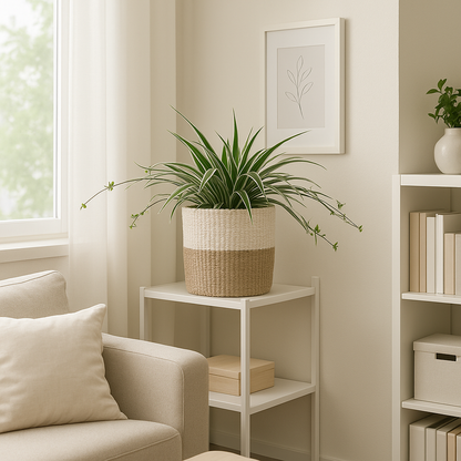 Sisal Storage Planter 8 in /20.3 cm Beige Cream