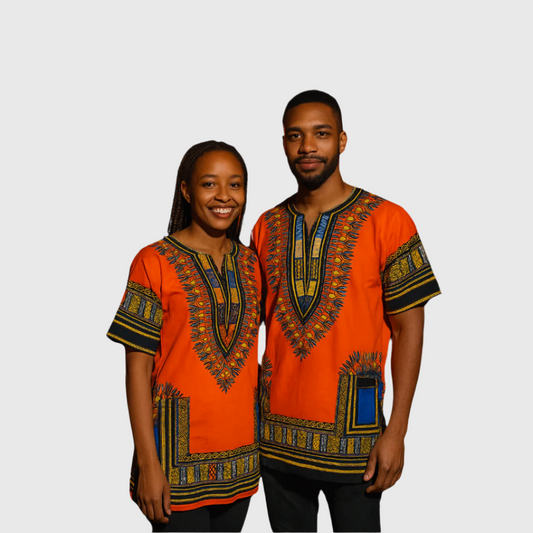 Dashiki Shirt Orange