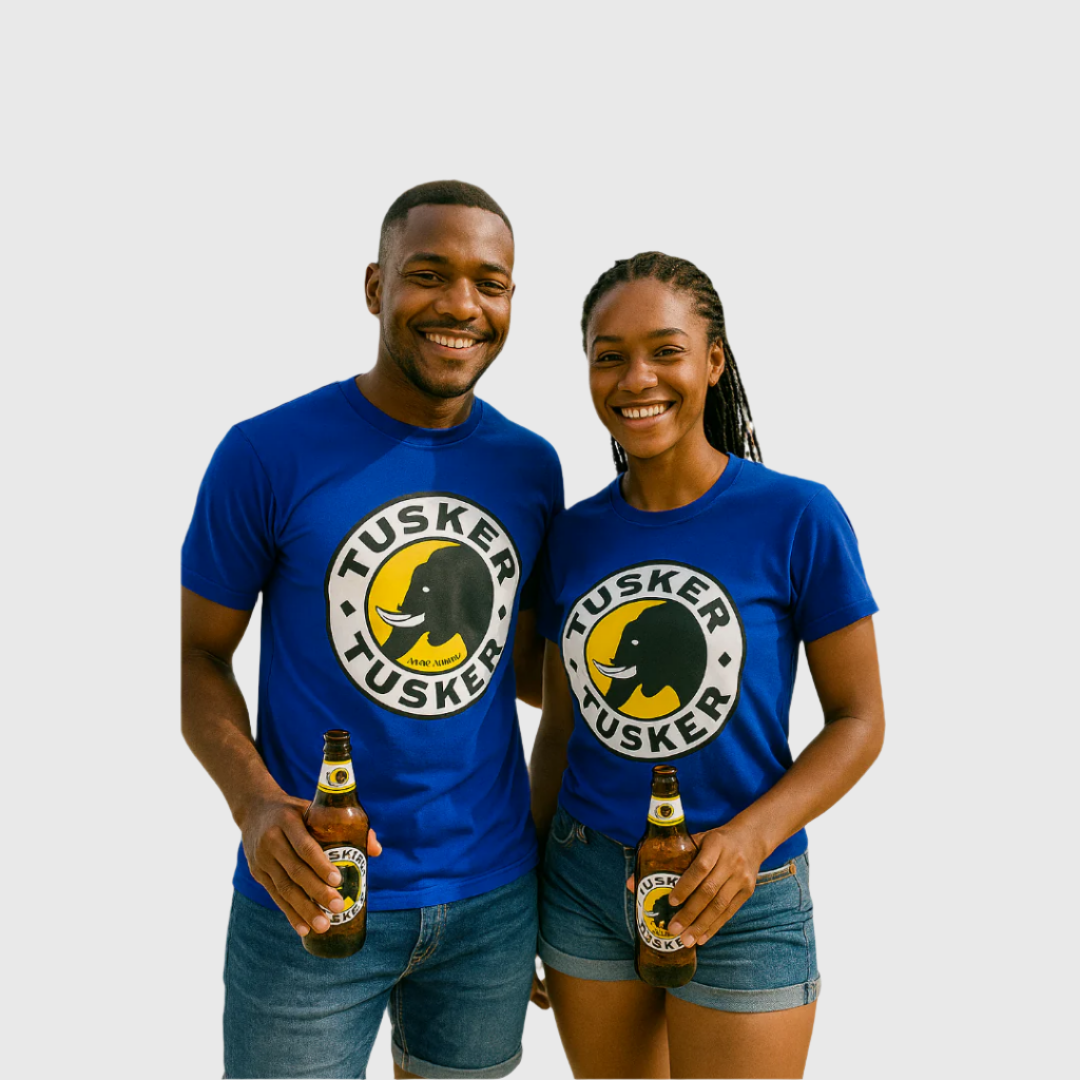 T-shirt Tusker Beer Blue