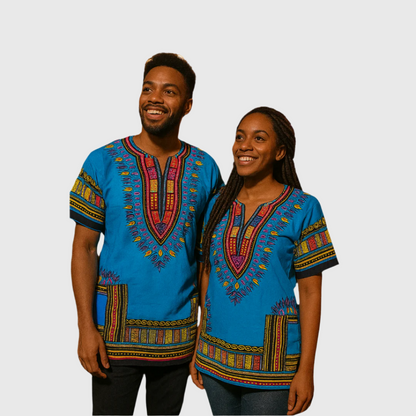 Dashiki Shirt Blue