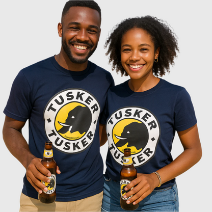 T-shirt Tusker Beer Navy Blue
