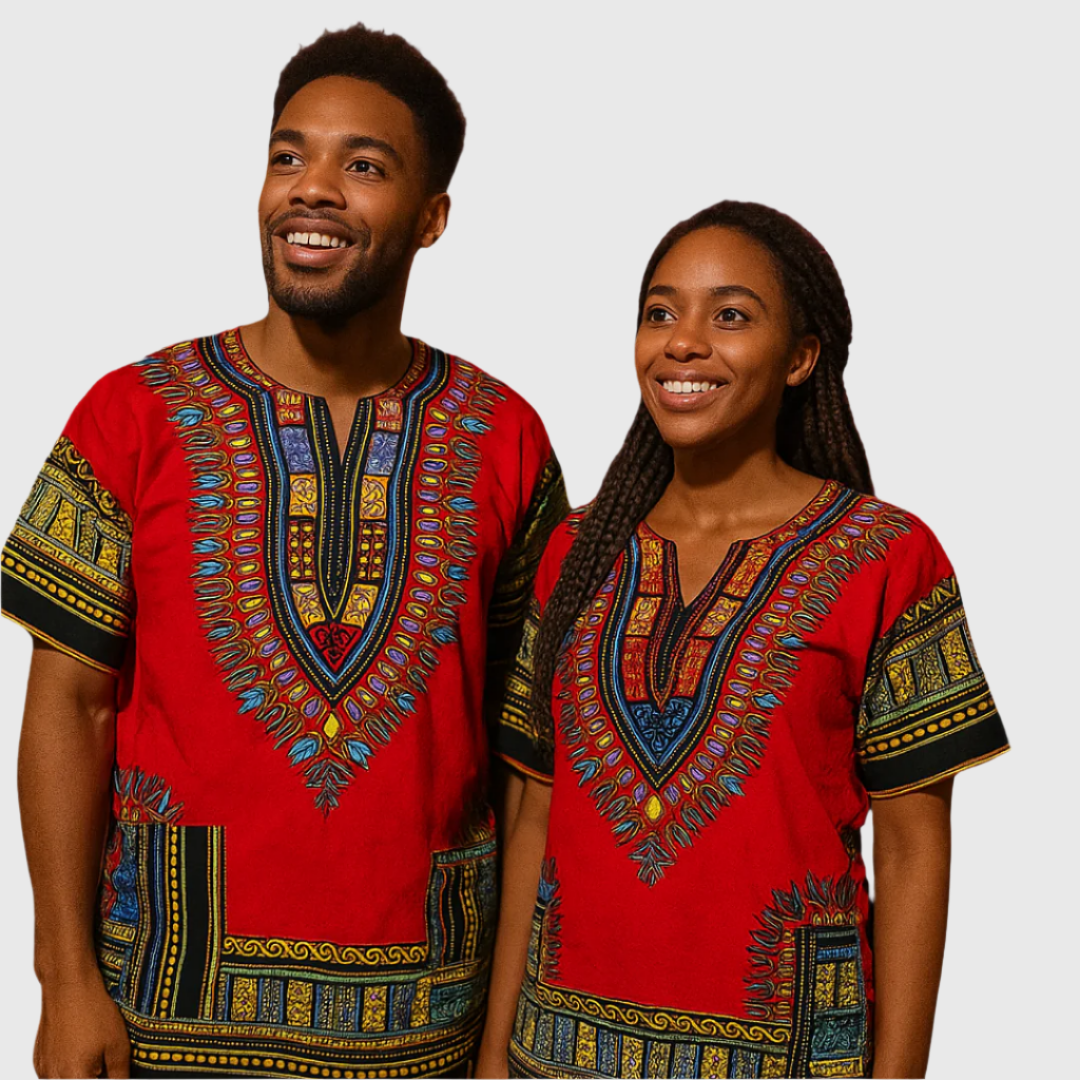 Dashiki Shirt Red
