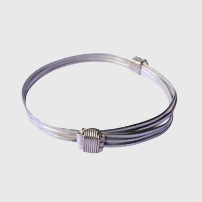 Bracelet Silver Elephant Hair 9"