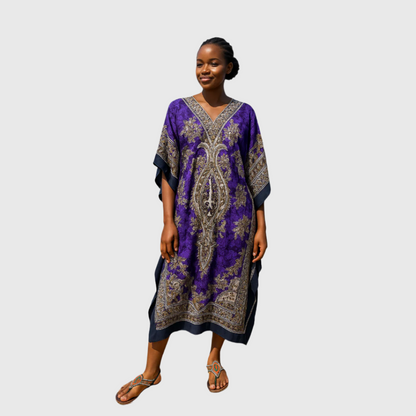 Kaftan Dress Purple