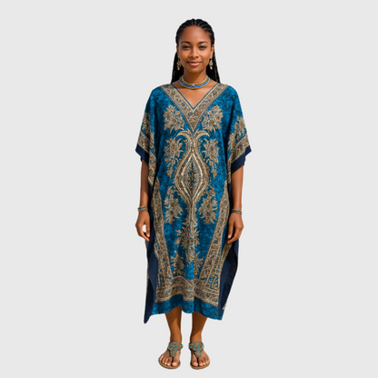 Kaftan Dress Blue
