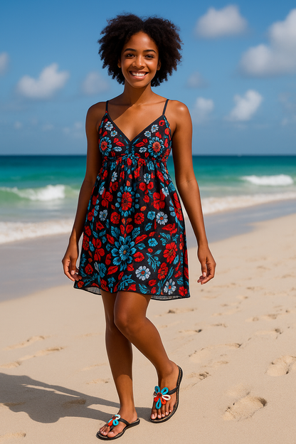 Sandals Floral Multi Color