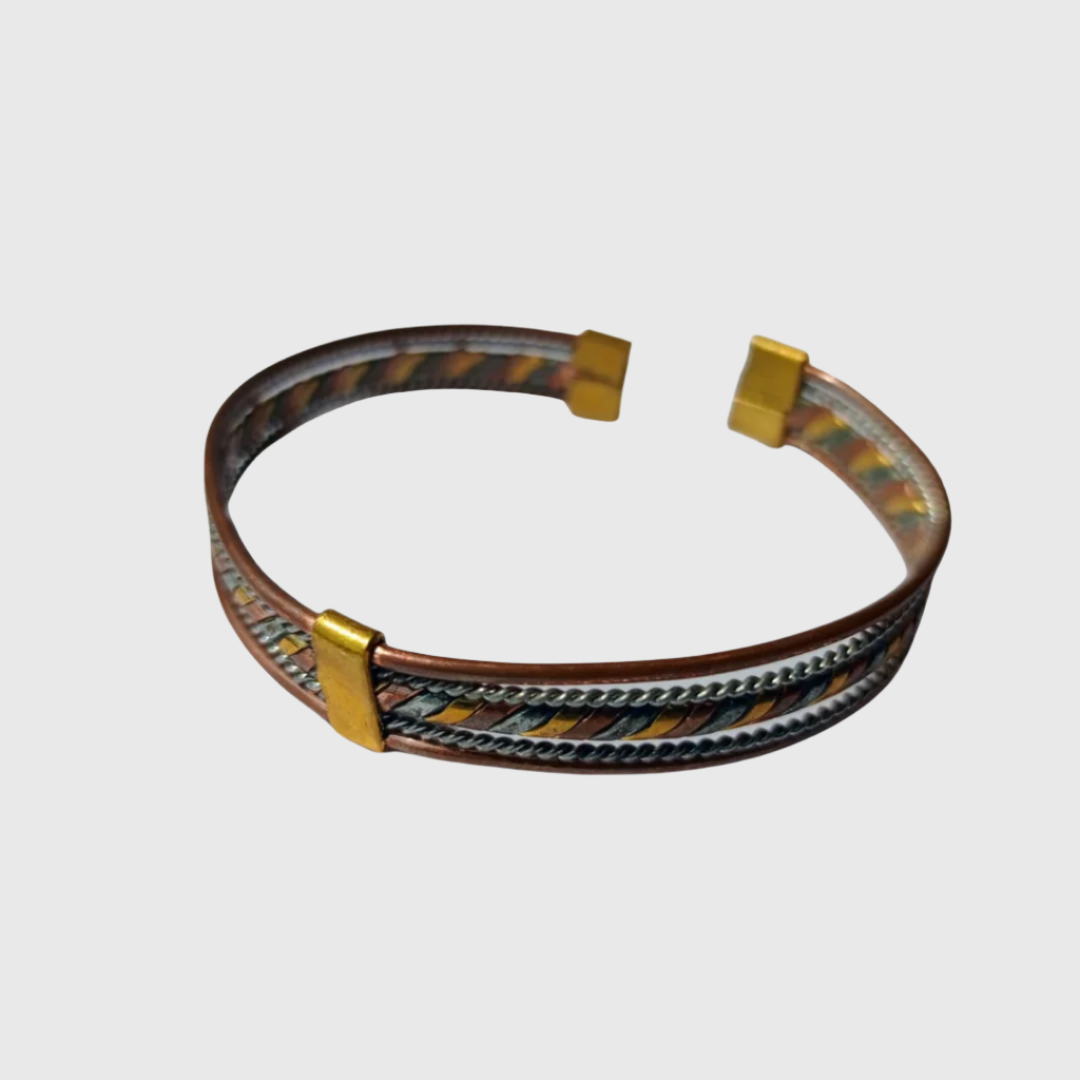 Bracelet Twisted Mixed Metal