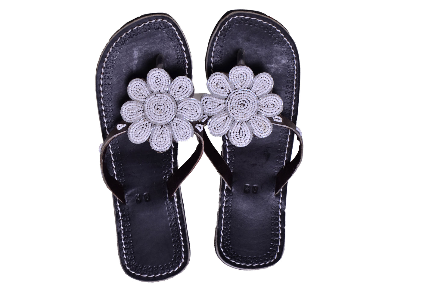Sandals Flower White