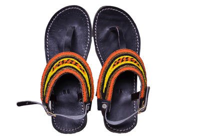 Sandals Gladiator Yellow Orange