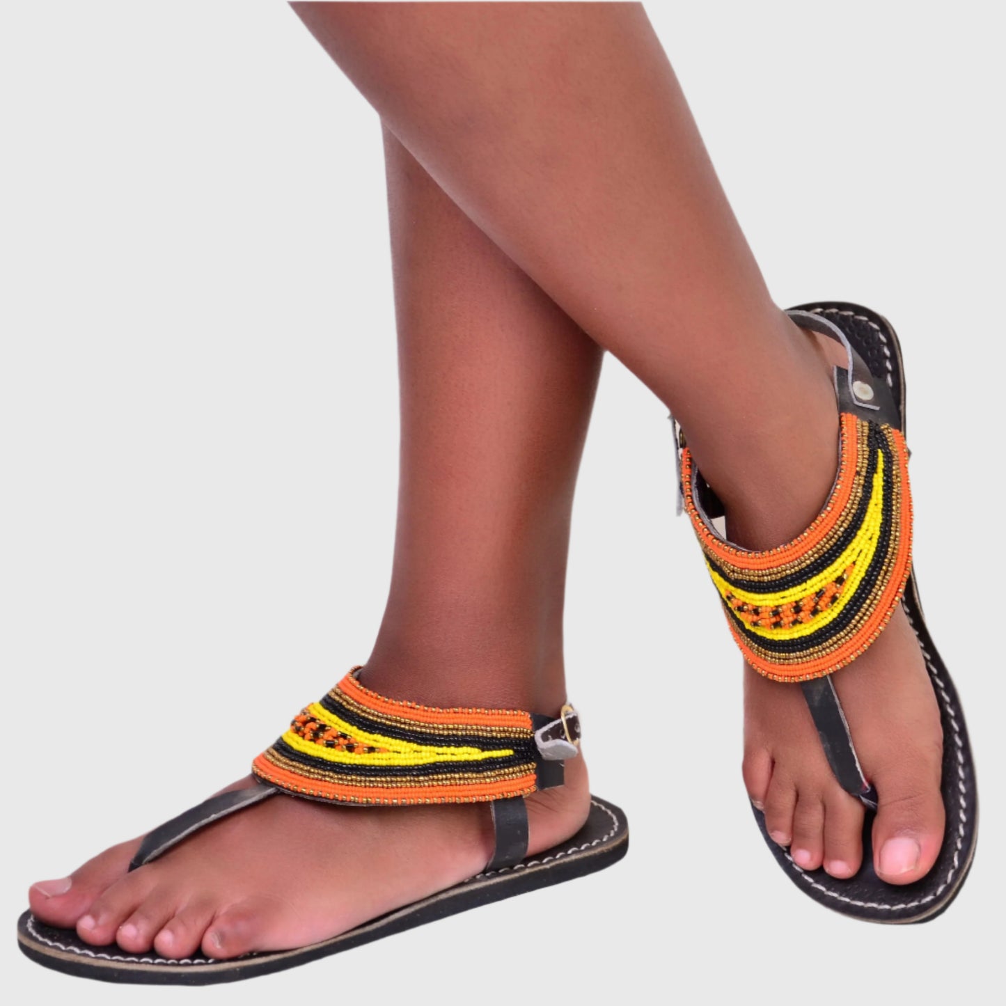 Sandals Gladiator Yellow Orange