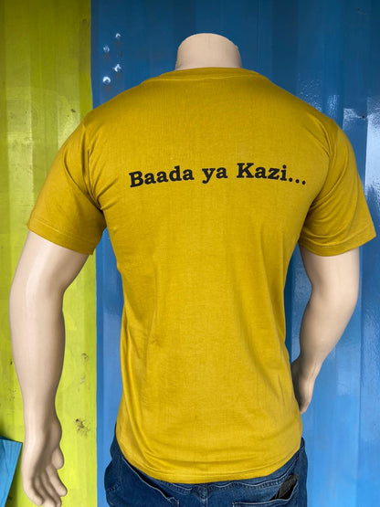 T-shirt Tusker Beer Mustard