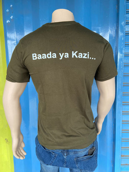 T-shirt Tusker Beer Khaki Green