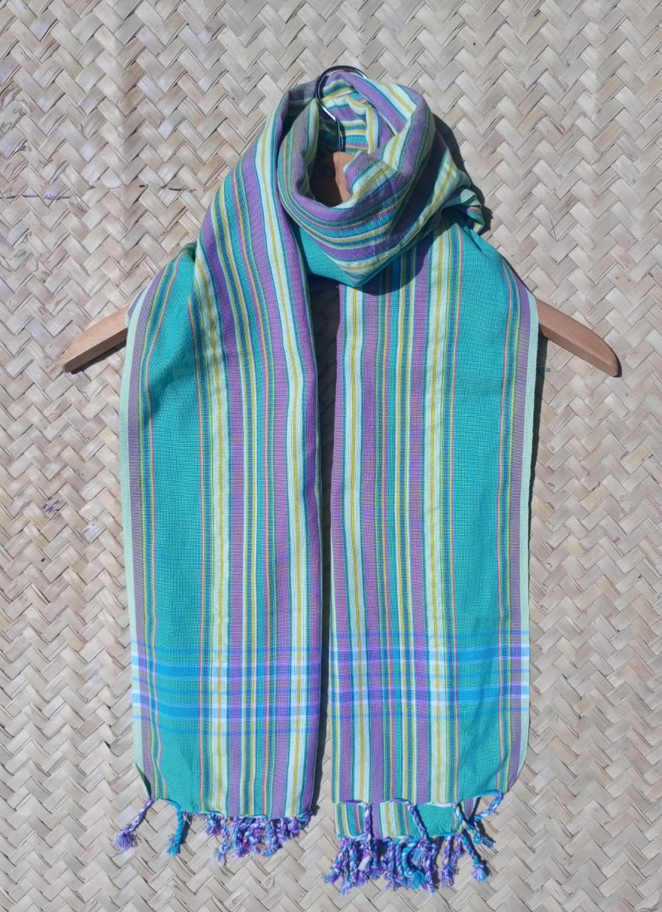 Kikoi Scarf Green