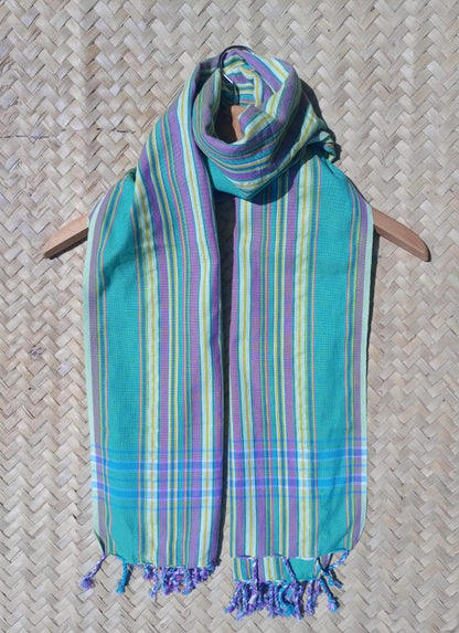 Kikoi Scarf Green