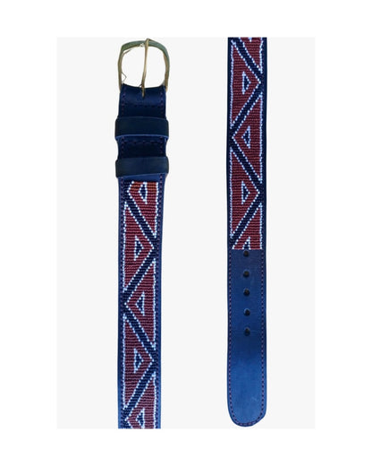 Handcrafted Maasai Belt - Brown Geometric