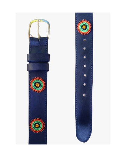 Handcrafted Maasai Belt - Colorful Circles