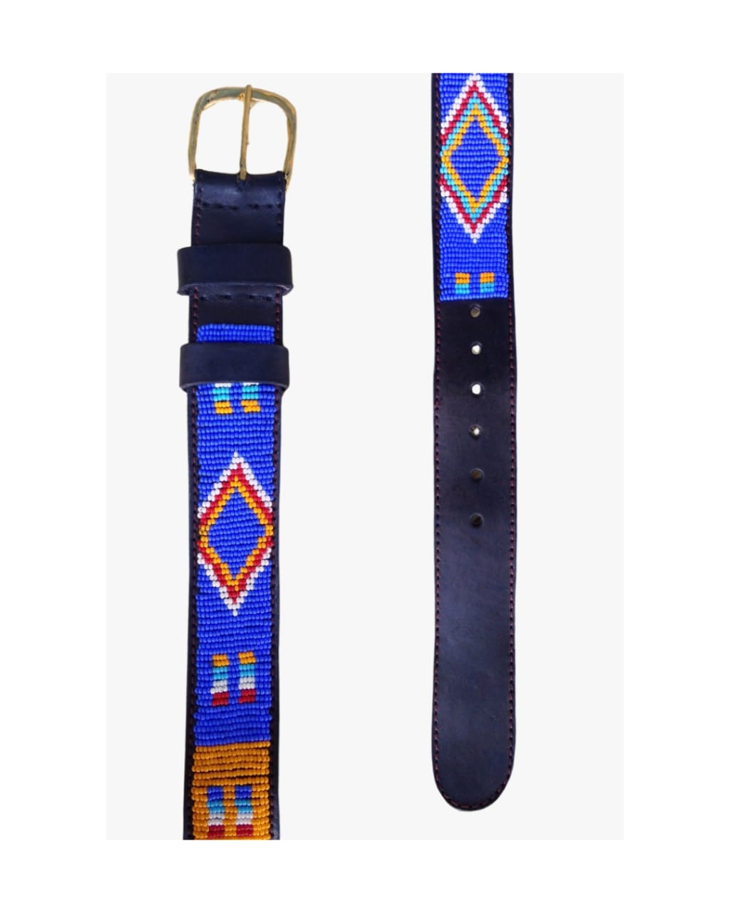 Handcrafted Maasai Belt - Colorful Geometric