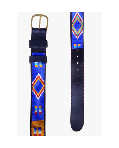 Handcrafted Maasai Belt - Colorful Geometric