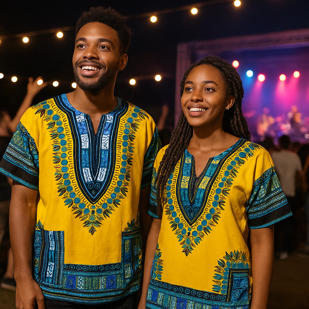 Dashiki Shirt Yellow