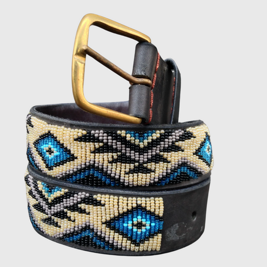 Handcrafted Maasai Belt - Colorful Geometric