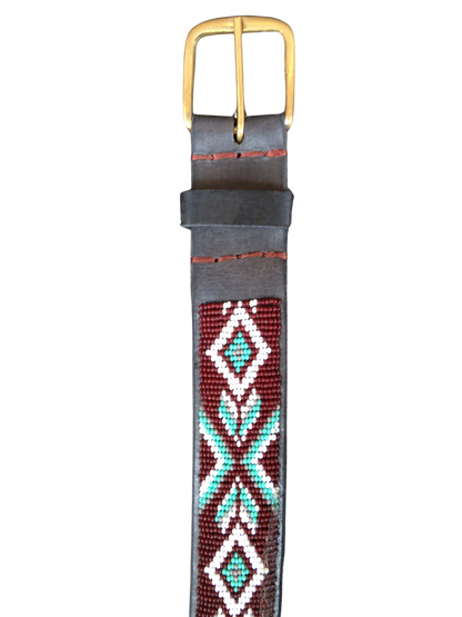 Handcrafted Maasai Belt - Colorful Geometric