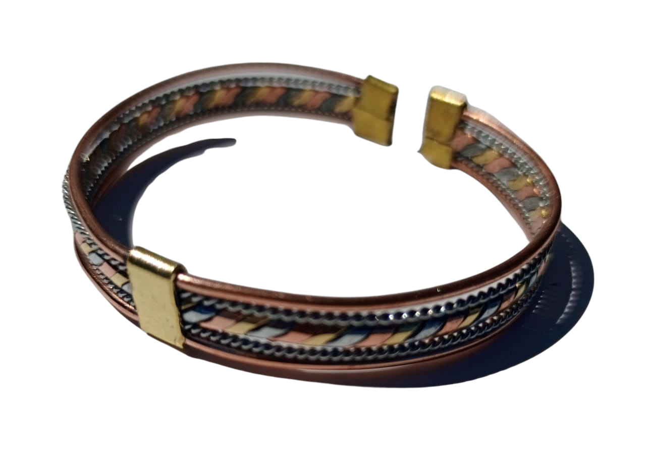 Bracelet Twisted Mixed Metal