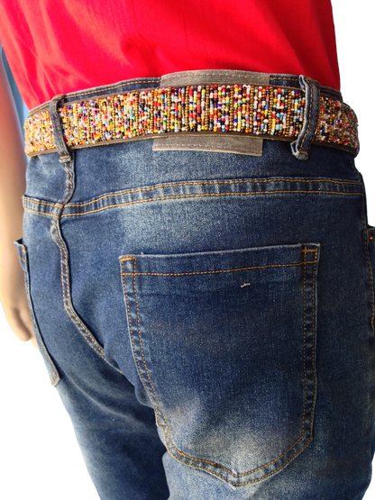 Handcrafted Maasai Belt - Colorful